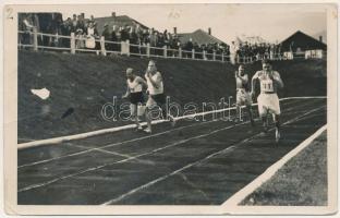 1936 Predeál, Predeal; futóverseny, futók / running race, runners. photo (b)