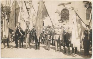 Nagyszeben, Hermannstadt, Sibiu; Waldfest 1929 / ünnepség / celebration. Emil Fischer photo (kopott sarkak / worn corners)