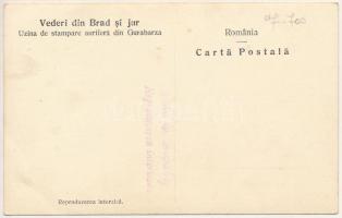 Gurabárza, Barza, Gura-Barza (Kristyor, Criscior); Vederi din Brad si jur. Uzina de stampare aurifer...