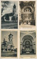 34 db főleg RÉGI történelmi magyar és külföldi képeslap templomokkal és vallási motívumok, vegyes mi...