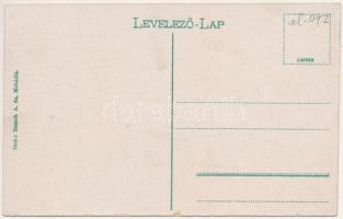 Mehádia, Mehadia; Hauptplatz / Fő tér, piac, templom. Brauch A. fia kiadása / main square, market, c...