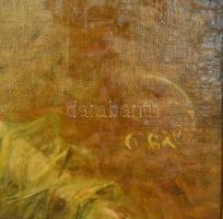 Márk Lajos (1867-1940): Elegáns dáma portréja. Olaj, vászon, jelezve jobbra középen. Proveniencia: O...