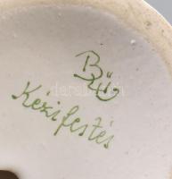 Bodrogkeresztúri népviseletes fiú és lány. Jelzett, kézzel festett, hibátlan, m: 15,5-16,5 cm