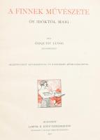 Őhquist János: A finnek művészete - Ős időktől máig. Művészeti könyvtár. Bp., 1911, Lampel R. (Wodianer F. és Fiai), 243 p.+22 t. Szövegközi és egészoldalas, fekete-fehér képekkel illusztrálva. Átkötött, aranyozott gerincű modern műbőr-kötés.