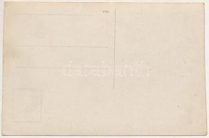 1918 Naszód, Nasaud; Abschied von Új-Naszód / német katonák búcsúja / WWI German military, soldiers&...