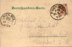 1898 (Vorläufer) Tirol, Künstler-Postkarte der Meggendorfer Blätter No. 2. / Tyrolean folklore. Art ...