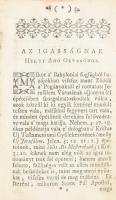 [Helmeczi Komoróczi István (1670-1753)]: Igasság paisa, mellyel a Kristustól szereztetett sákramento...
