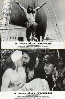 cca 1976 Kabir Bedi filmszínész ,,A maláji tigris - Sandokan" című film kilenc jelenetében, 9 d...