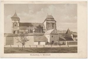 Nagybaromlak, Baromlaka, Wurmbach, Wurmloch, Vorumloc, Valea Viilor; Kirchenburg / Evangélikus vártemplom. Aus Siebenb.-sächsische Kirchenburgen von E. Sigerus. K. 12. / Lutheran castle church (EK)