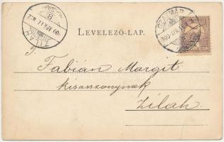 1900 Körösvölgye, Valea Cris; vasútvonal. Dunky Fivérek cs. és kir. udvari fényképészek kiadása / ra...