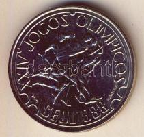 Portugália 1988. 250Esc "Szöuli Olimpia - futók" T:1- apró ph.