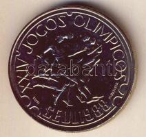 Portugália 1988. 250Esc "Szöuli Olimpia - futók" T:1- apró ph.