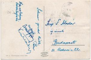 Balatonfüred, Park részlet a Tibor fürdővel (EK)