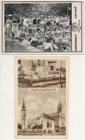 Hajdúszoboszló - 4 db régi város képeslap, közte 1 fotó
