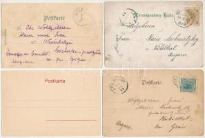 10 db RÉGI külföldi város képeslap / 10 pre-1945 European town-view postcards