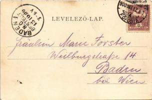 1900 Budapest II. Lukács és Császár fürdő (fl)