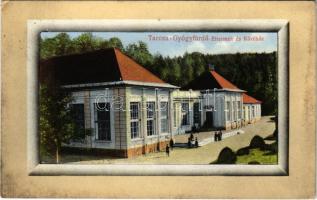 1912 Tarcsa, Tarcsafürdő, Bad Tatzmannsdorf; Éttermek és kávéház. Brüder Farkas kiadása / restaurants and cafe (EK)