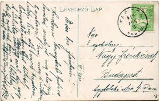 1912 Tarcsa, Tarcsafürdő, Bad Tatzmannsdorf; Éttermek és kávéház. Brüder Farkas kiadása / restaurant...