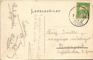 Korondfürdő, Corund; fürdő park, reklám / spa park, advertisement (EK)