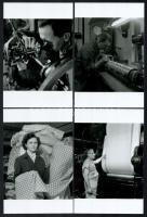 cca 1962 Budapest, képriport a Textilnyomó Gyárról, Kotnyek Antal (1921-1990) budapesti fotóriporter...