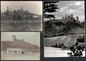 Eltérő időben készült felvételek különféle várakról, illetve várromokról, kettő feliratozva, 5 db vi...