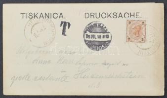 1898 (Vorläufer) Zagreb, Zágráb; 3-részes kihajtható panorámalap / 3-tiled folding panoramacard (haj...