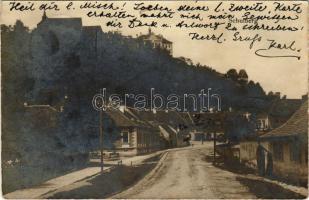 1903 Segesvár, Schässburg, Sighisoara; Schulberg / Evangélikus vártemplom és gimnázium / Lutheran castle church and school. photo