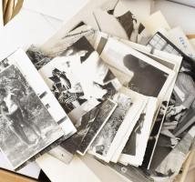 Vegyes fotó tétel, régi és modern, egy doboznyi