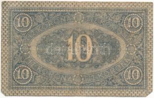 1919. augusztus 9. 10K "F 2019 633248" T:F / Hungary 1919. August 9th 10 Korona "F 20...