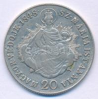 1848KB 20kr Ag "V. Ferdinánd" T:XF karc
Hungary 1848KB 20 Kreuzer Ag "Ferdinand V&qu...