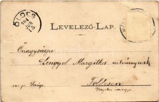 1904 Máramarossziget, Sighetu Marmatiei; vasútállomás. Kaufman Ábrahám kiadása / railway station (EB...