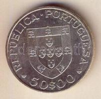 Portugália 1969. 50Esc Ag "Marechal Carmona" T:2