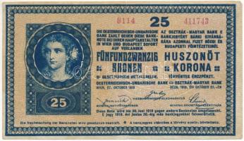 1918. 25K "3114" 3mm, hullámos hátlappal T:F Adamo K22