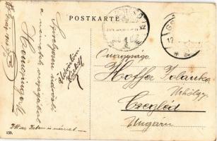 1906 Graz, Cafe Thonethof mit Herrengasse, Zahnarzt / cafe, street, tram, dentist, shops (Rb)