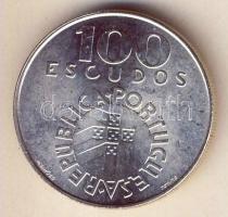 Portugália 1976. 100Esc Ag "1974-es forradalom" T:2