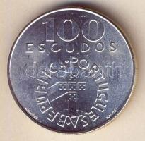 Portugália 1976. 100Esc Ag "1974-es forradalom" T:2