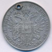 Ausztria 1833A Tallér Ag "I. Ferenc" (27,92g) T:VF lyukasztott
Austria 1833A Thaler Ag &q...