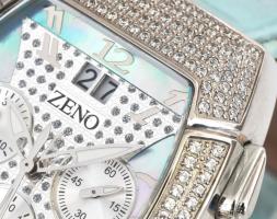 Zeno watch 990 BLUE svájci design karóra. kvarc szerkezettel, dátum funkcióval / Swiss-Made High -Te...