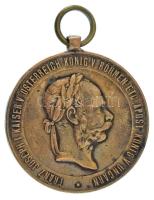 1873. Hadiérem bronz kitüntetés mellszalag nélkül T:XF patina  Hungary 1873. Military Medal bronze medal without ribbon C:XF patina  NMK 231.