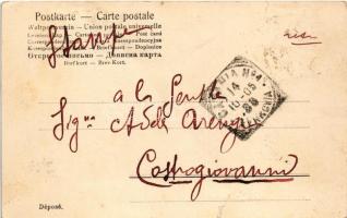 1905 Catania, Sanatorio "Clemente" / sanatorium. TCV card (tear)