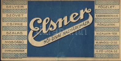 Elsner női-divat nagyáruháza számolócédula