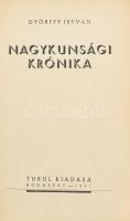 Győrffy István: Nagykunsági Krónika. Bp., 1941, Turul, 1 (címkép) t.+ 180 p.+ 16 (fekete-fehér képek) t. Kiadói egészvászon-kötés, jó állapotban.