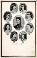 1898 Unsere Kaiserin Elisabeth. Druck von Stephan Tietze / Erzsébet királynő (Sissi) gyászlapja / Obituary postcard of Empress Elisabeth of Austria (Sisi) (EM)