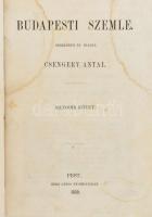 1859 Budapesti Szemle.VI. köt. Szerk.: Csengery Antal Pest, 1859. Herz János.241p. Papírkötésben foltos lapokkal