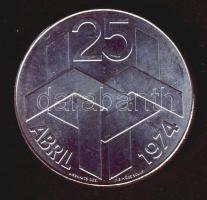 Portugália 1976. 250Esc Ag "1974-es forradalom" T:2