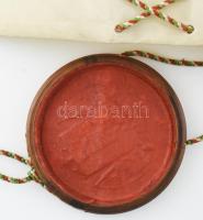 1888 Filozófiai doktori diploma. Pergamenen jó állapotú viaszpecséttel fa tokban Schmidt Márton (186...