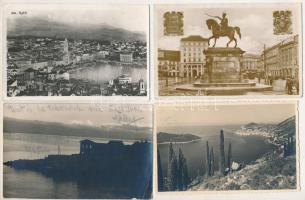 38 db RÉGI horvát város képeslap vegyes minőségben / 38 pre-1945 Croatian town-view postcards in mixed quality