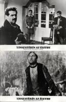 cca 1968 ,,Visszatérés az életbe" című szovjet film jelenetei és szereplői, 5 db vintage produk...