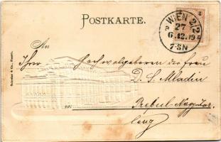 1899 (Vorläufer) Wien, Vienna, Bécs; Opernhaus / operahouse. Schreier & Co. Emb. (fa)