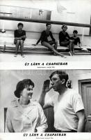 cca 1989 előtti ,,Új lány a csapatban" című szovjet film jelenetei és szereplői, 11 db vintage ...